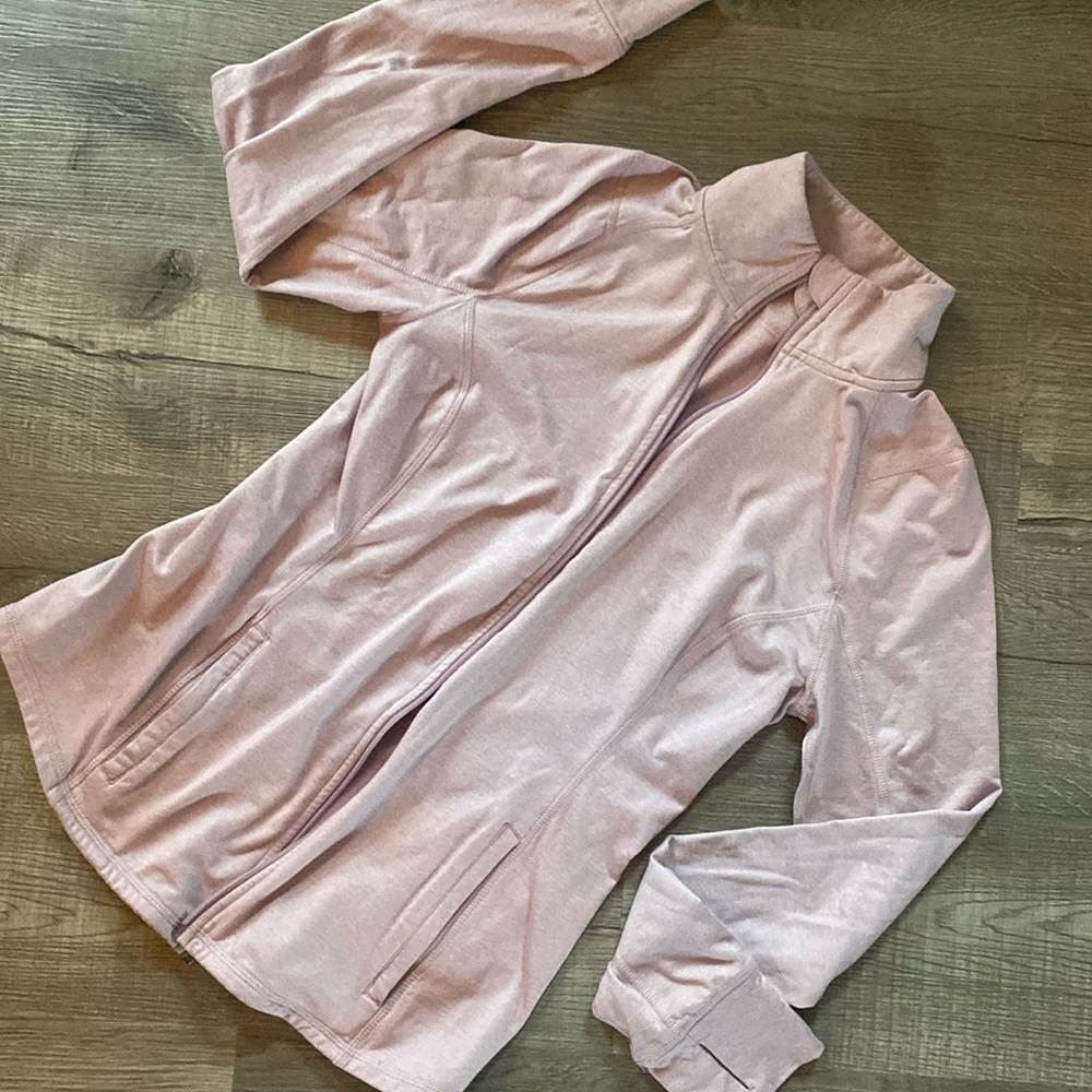 Zip up athleisure jacket